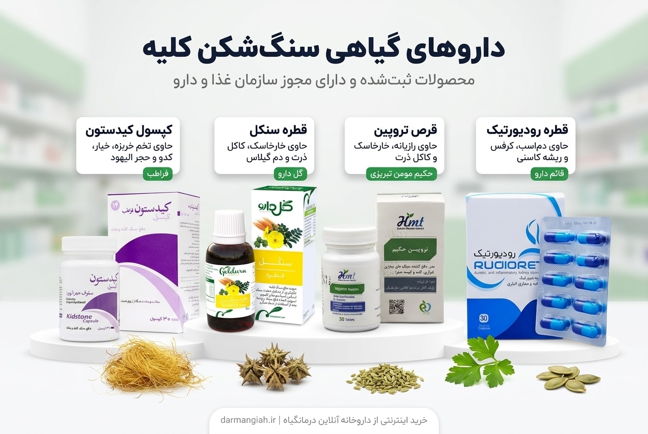 داروهای گیاهی برای سنگ کلیه