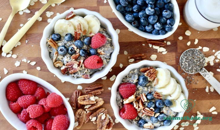 طرز تهیه اوتمیل برای لاغری