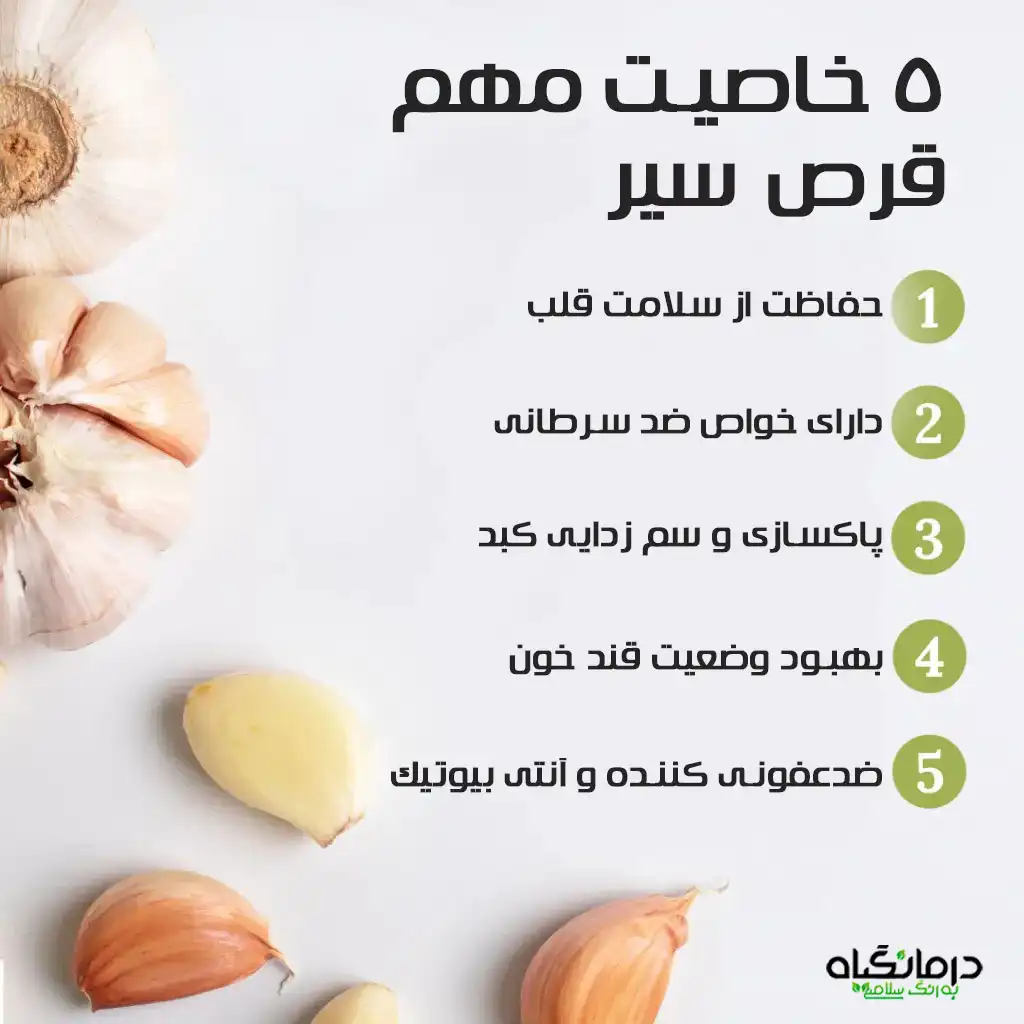 خواص قرص سیر