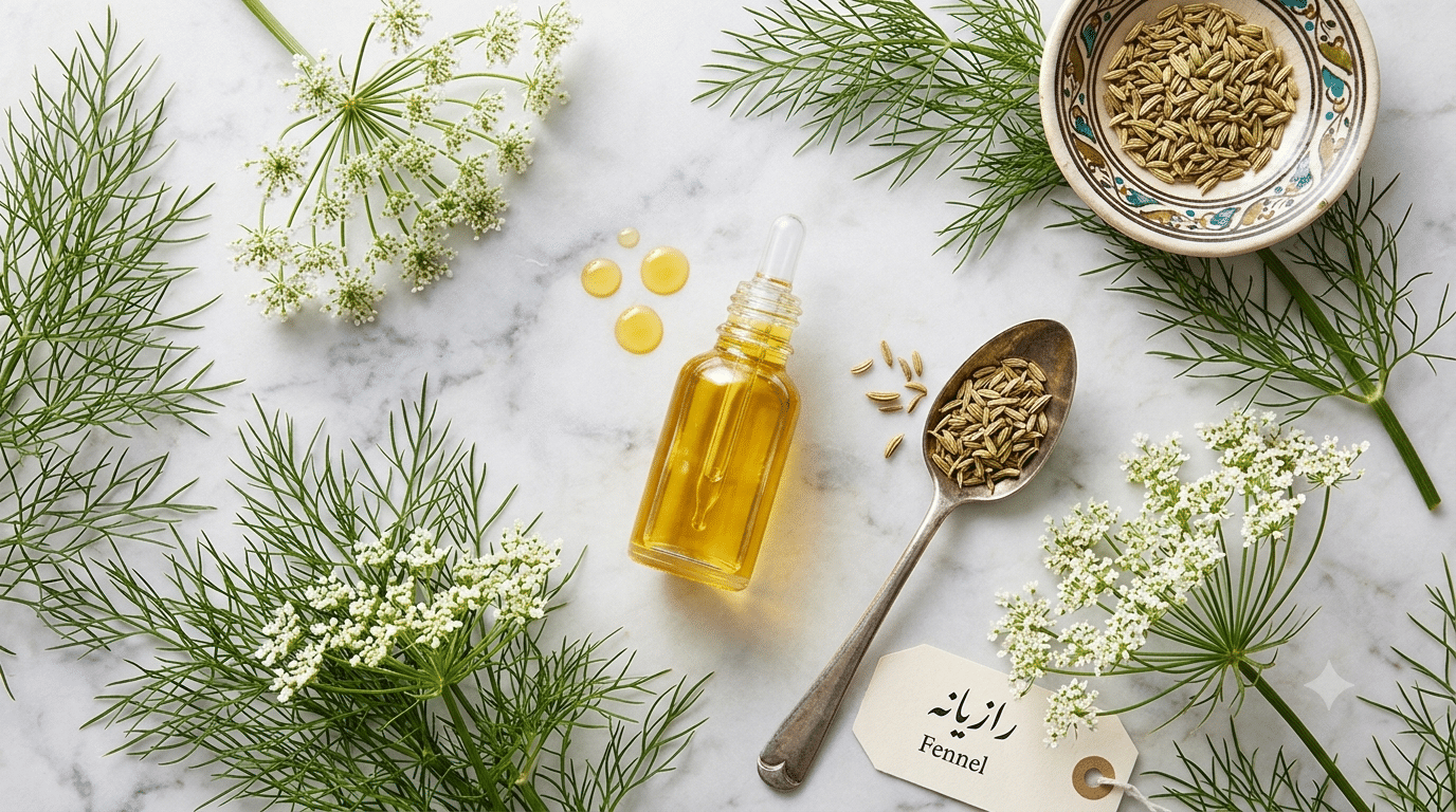 رازیانه یکی از محصولات مناسب برای افتادگی مثانه
