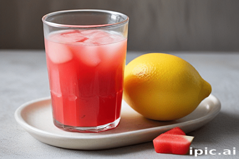 شربت هندوانه و لیمو