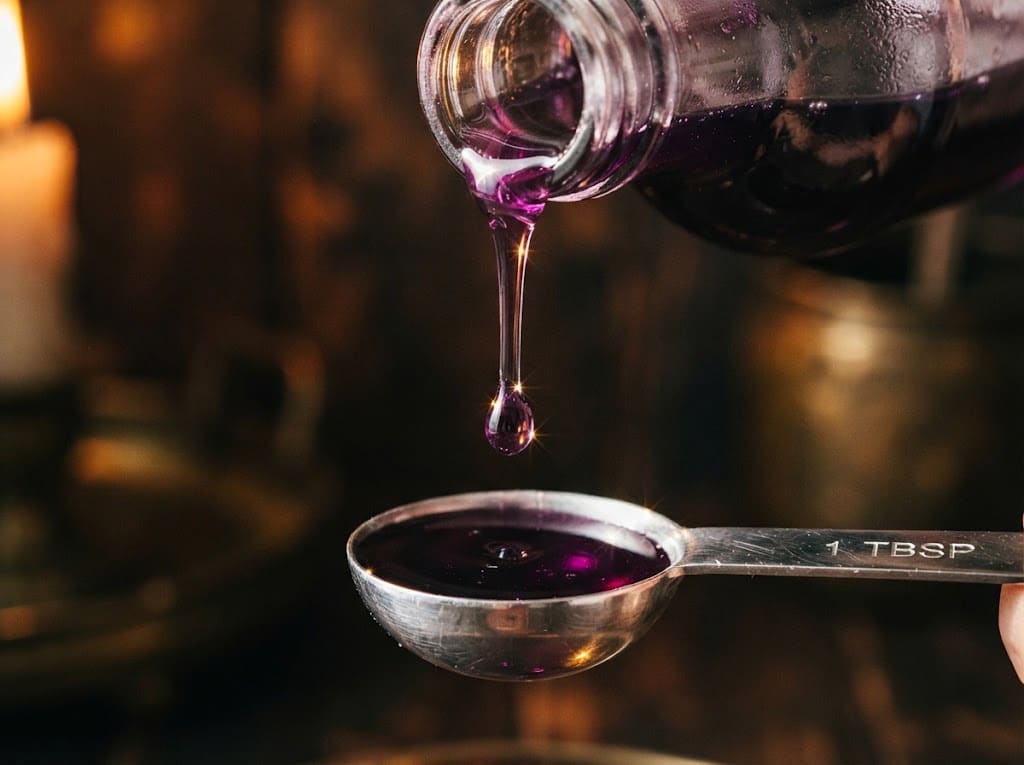 شربت گل بنفشه کاملا گیاهی برای سرفه و یبوست
