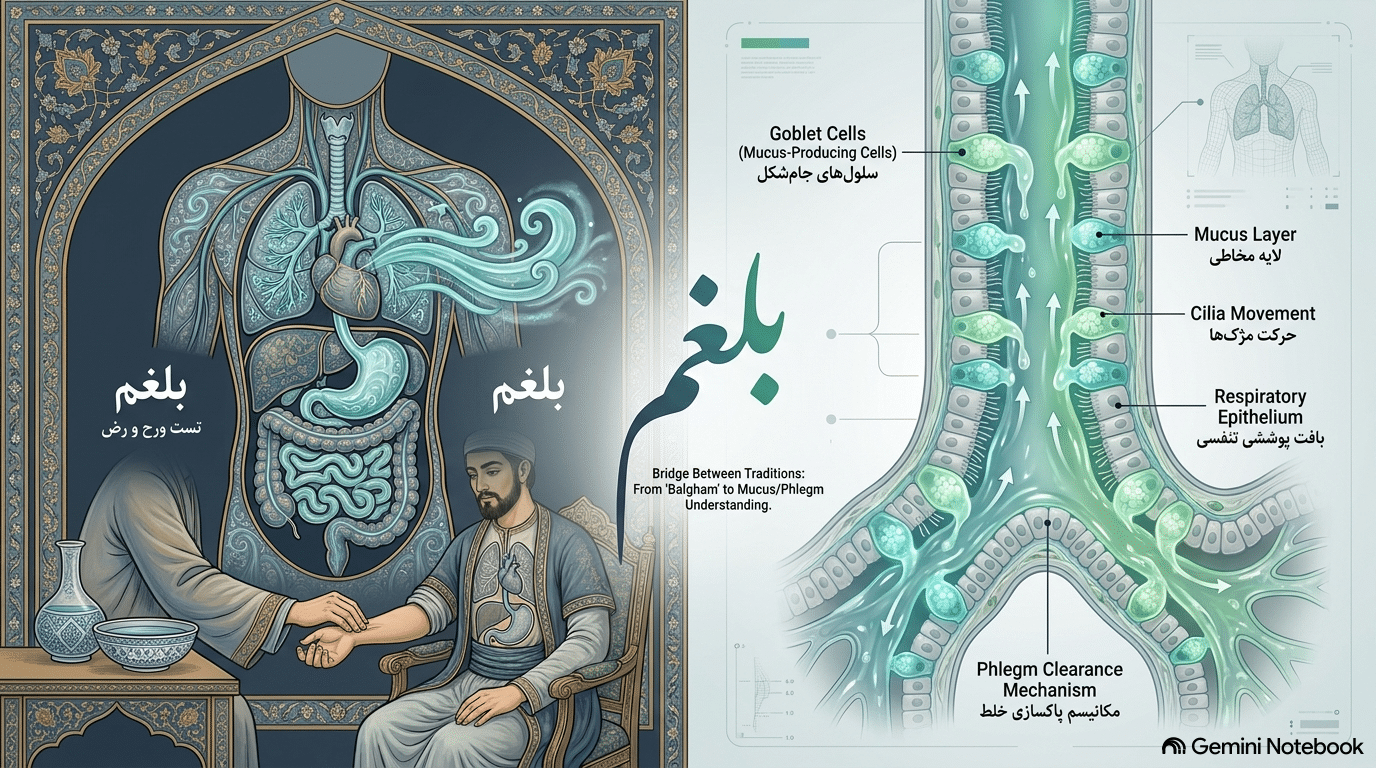 مکانیسم اثر بلغم در بدن