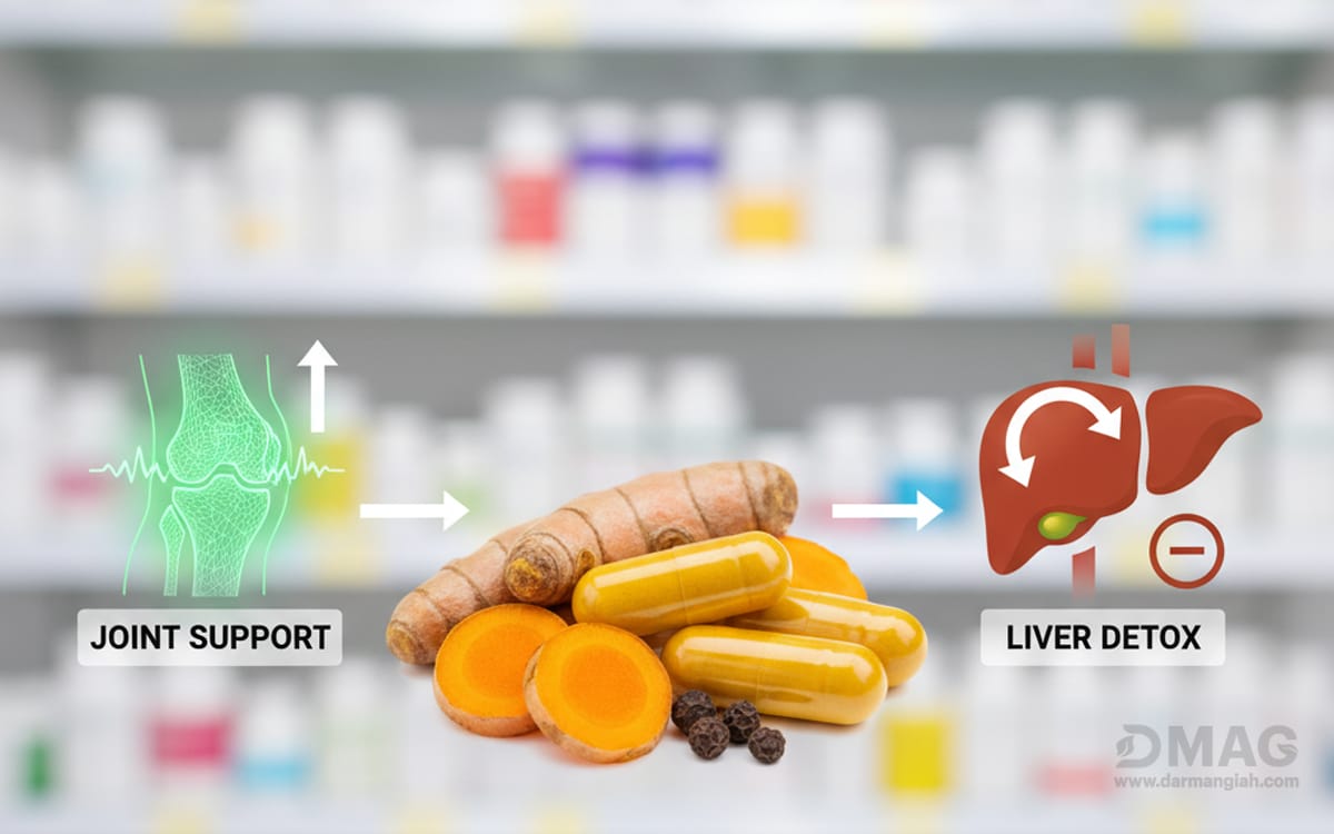 بهترین قرص زردچوبه (کورکومین) در داروخانه
