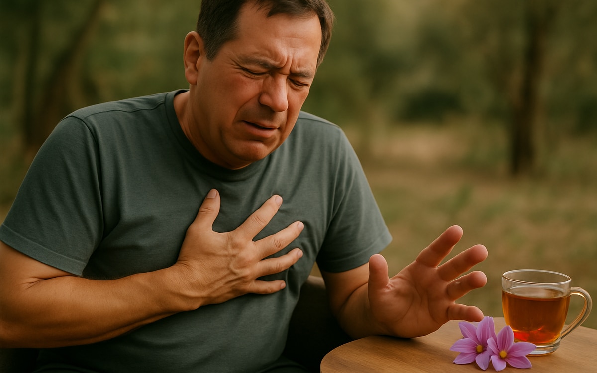 تاثیر زعفران بر تپش قلب