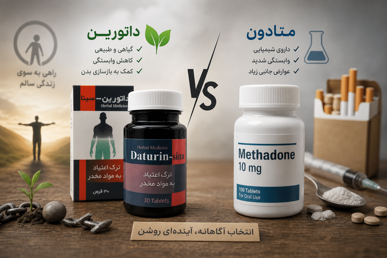 داتورین یا متادون برای ترک اعتیاد خوب است