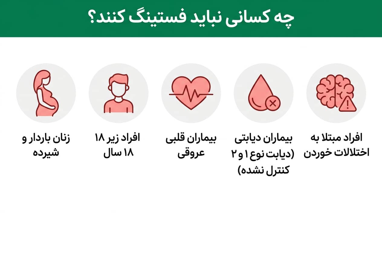چه کسانی نباید فستینگ کنند