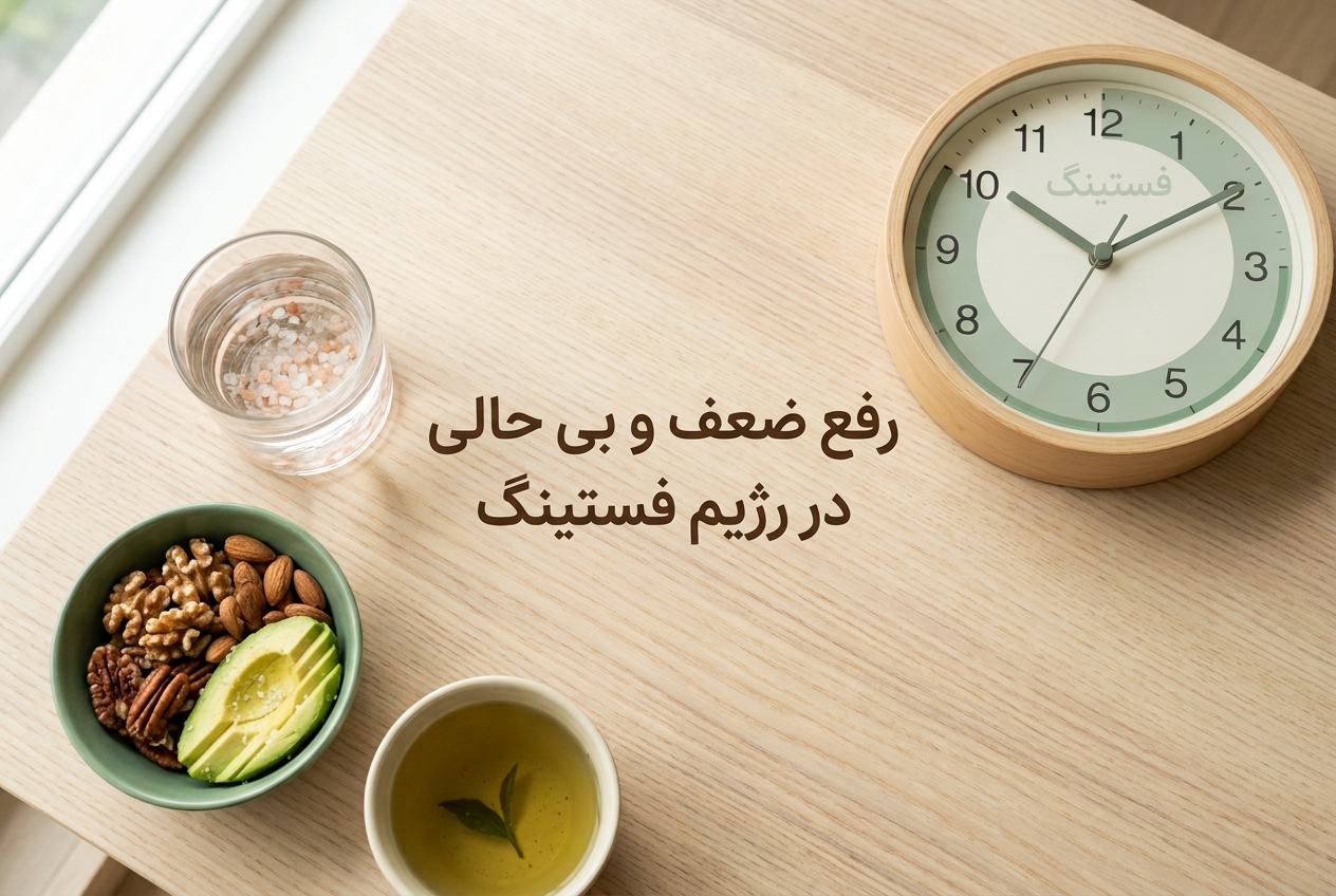 ضعف در رژیم فستینگ: علل، راهکارها و نکاتی برای حفظ انرژی 1 رفع ضعف در رژیم فستینگ