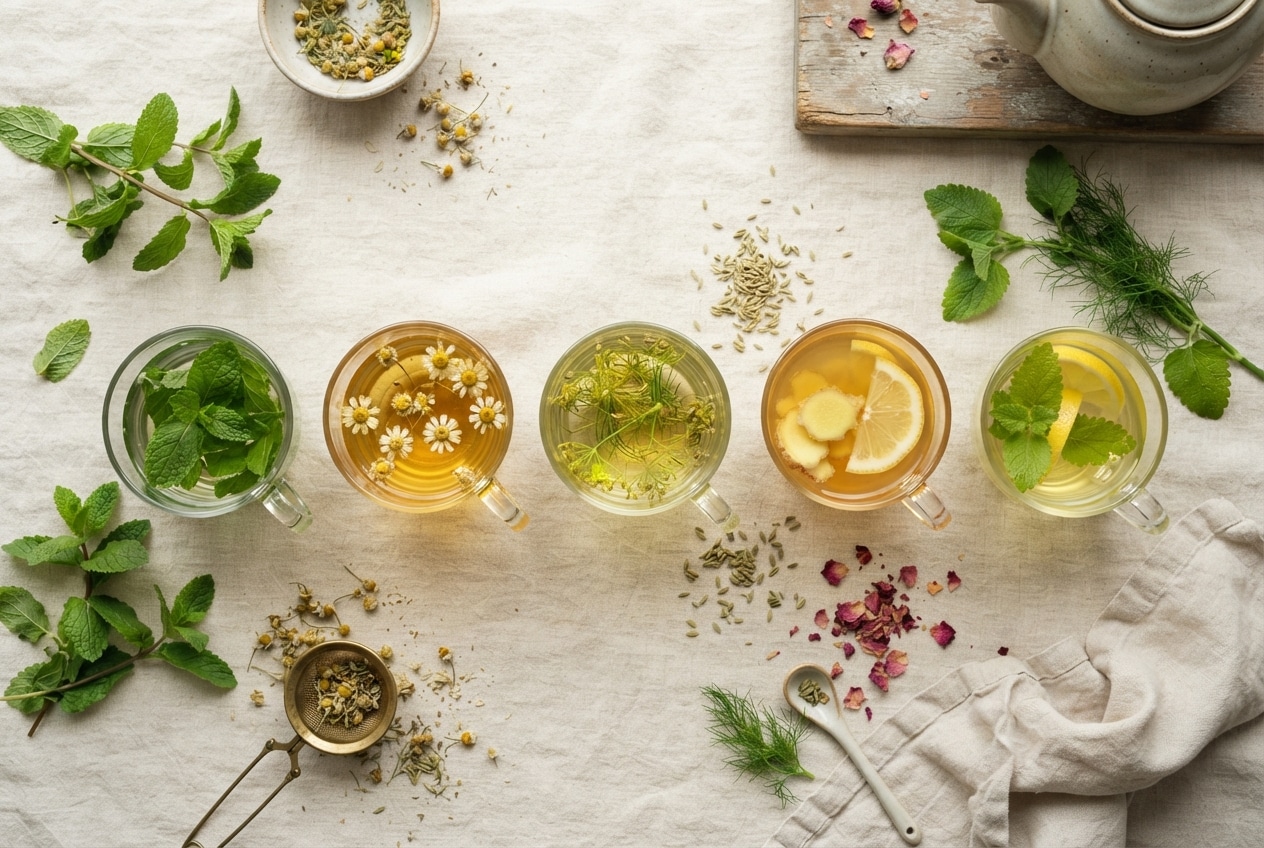 بهترین دمنوش ها برای ibs