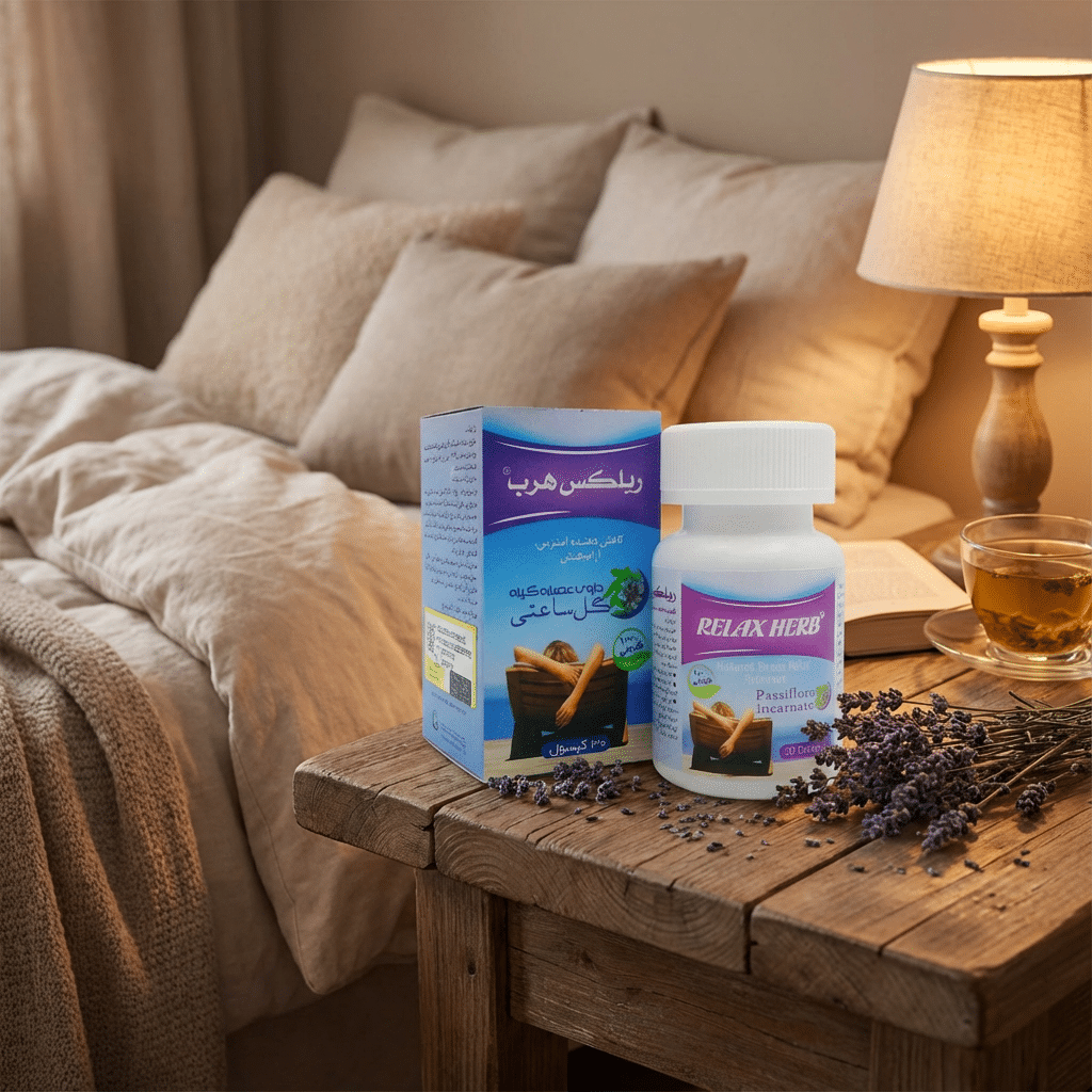 قرص ریلکس هرب گل ساعتی