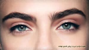 روغن فندق نوشاد تقویت مژه و ابرو