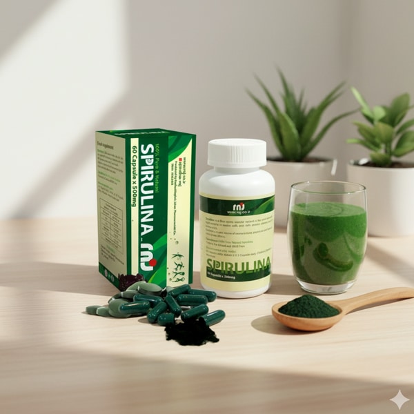 جلبک اسپیرولینا ریحان نقش جهان