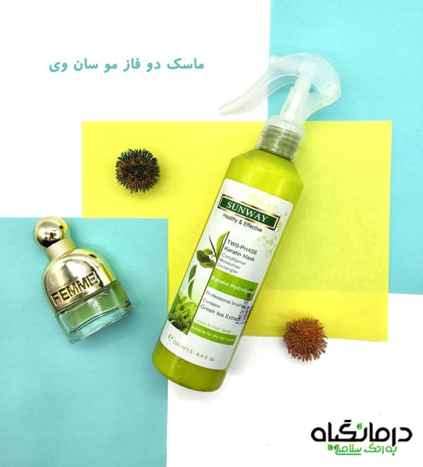 ماسک کراتینه دوفاز سان وی مو روغن درخت چای