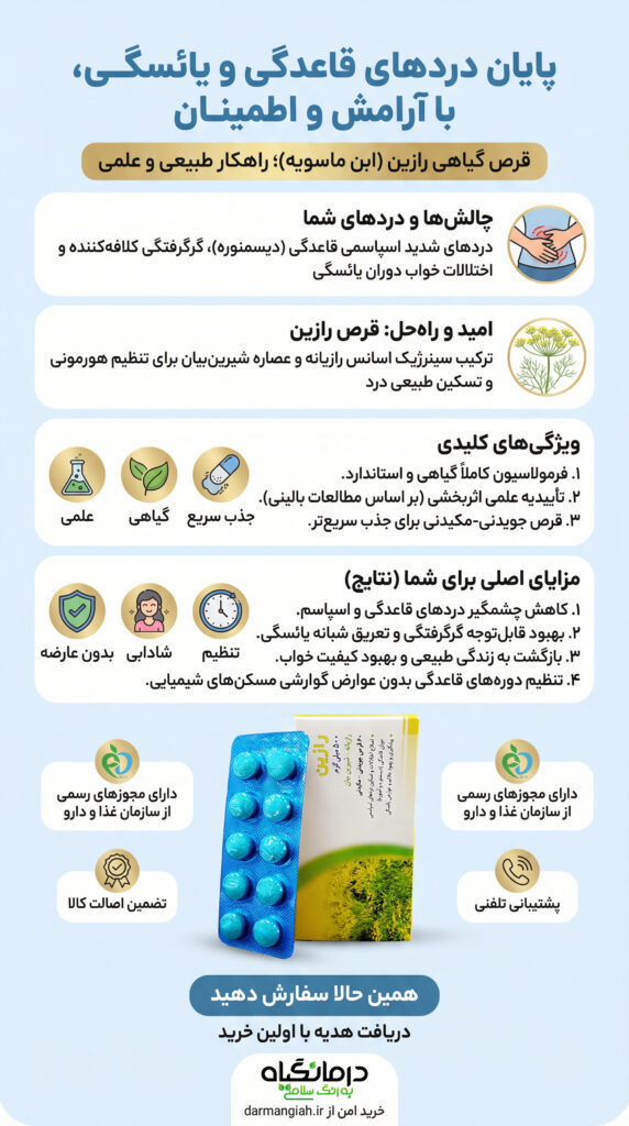 اینفوگرافی قرص رازین