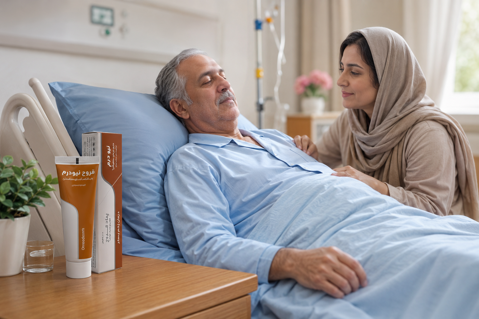 newderm پماد قروح نیودرم برای درمان زخم بستر
